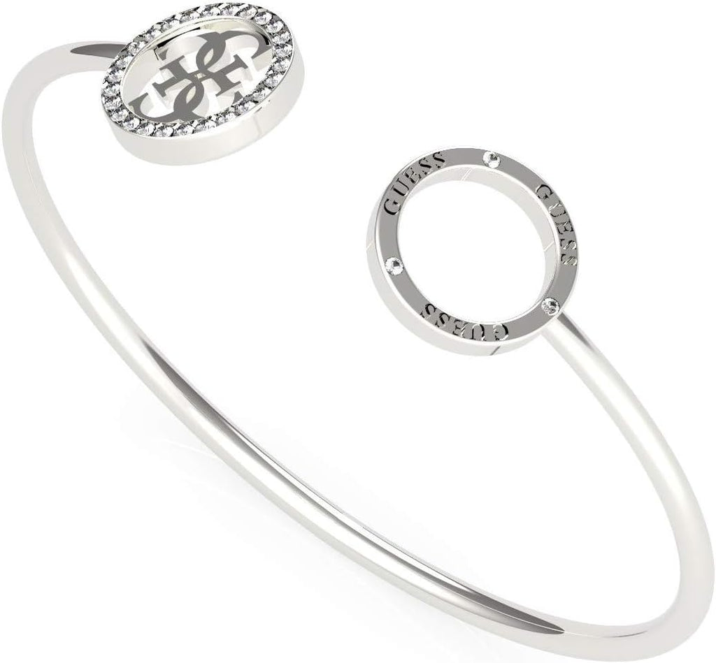 Bangle Logo Arian i Ferched Guess UBB79080-L