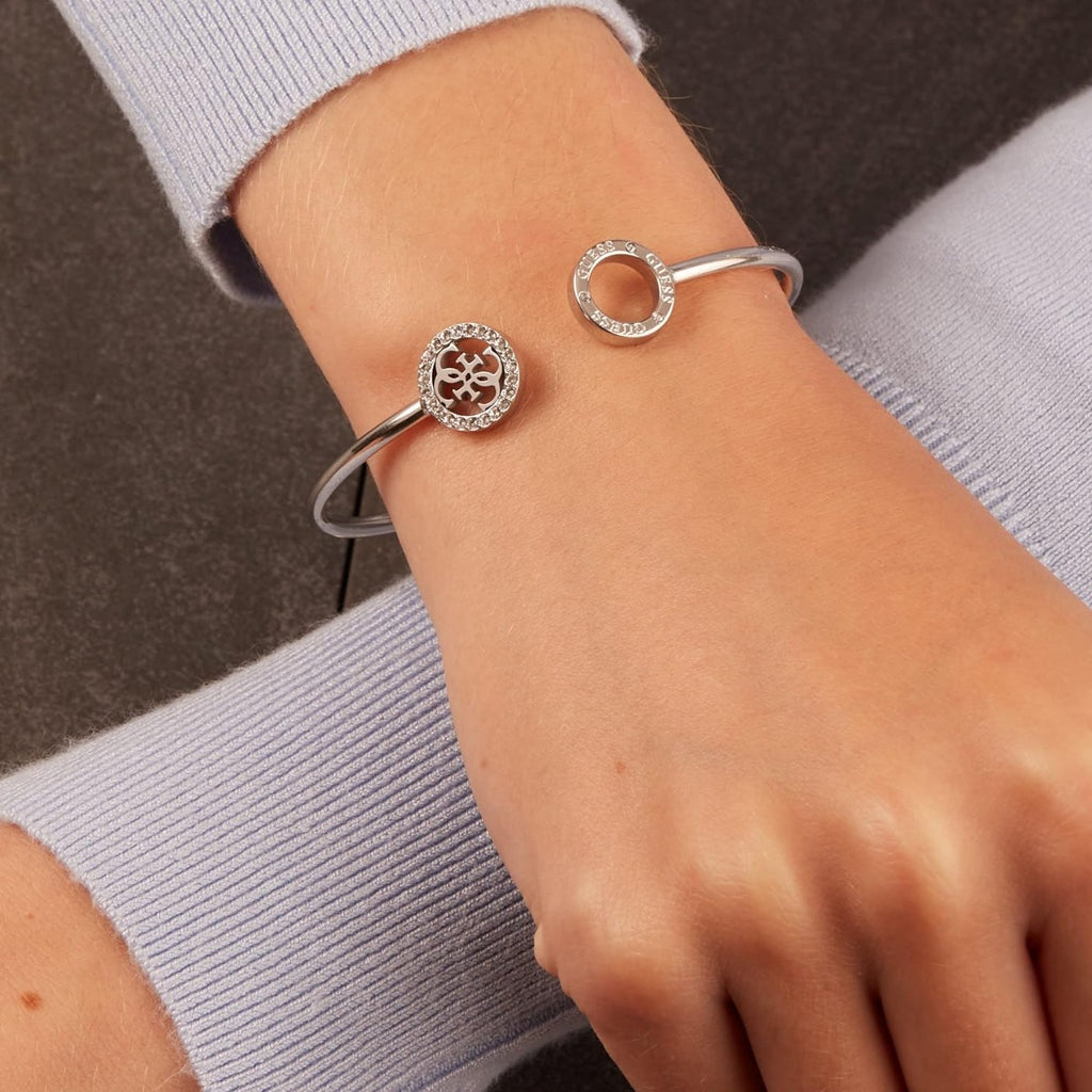 Bangle Logo Arian i Ferched Guess UBB79080-L