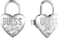 Clustdlysau Guess Ladies Lock Me Up Stone Set UBE20054
