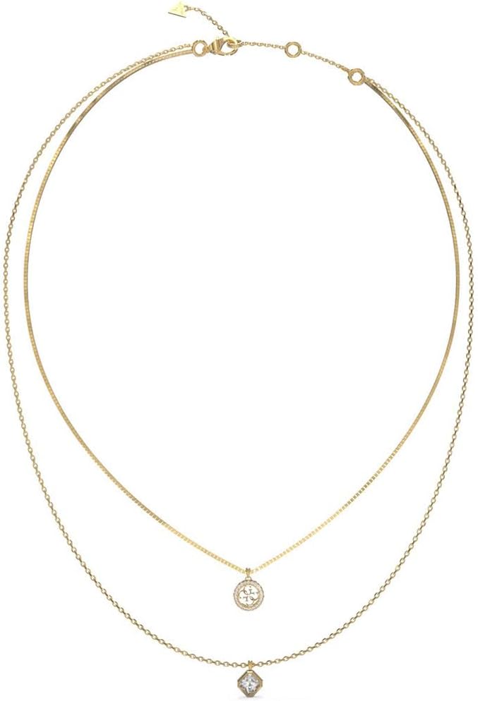 Guess 4G Crush Ladies Gold Plated Necklace UBN04159YG