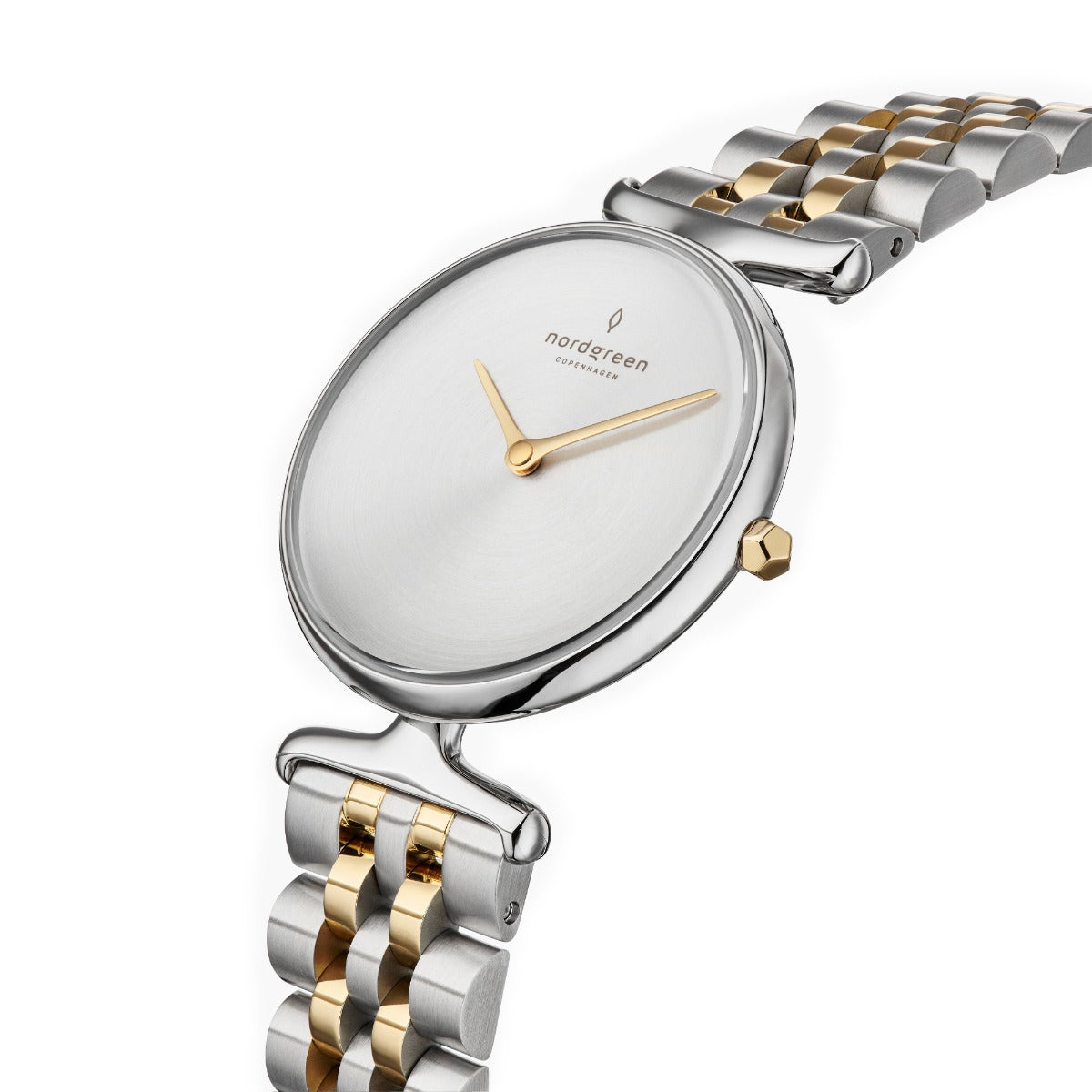 Nordgreen Unika Scandinavian Silver Women's Watch with Silver Brushed Metal Dial