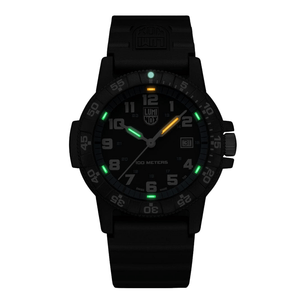 Luminox Leatherback SEA Turtle Giant Mens Watch with Black Dial and Black Strap XS.0324