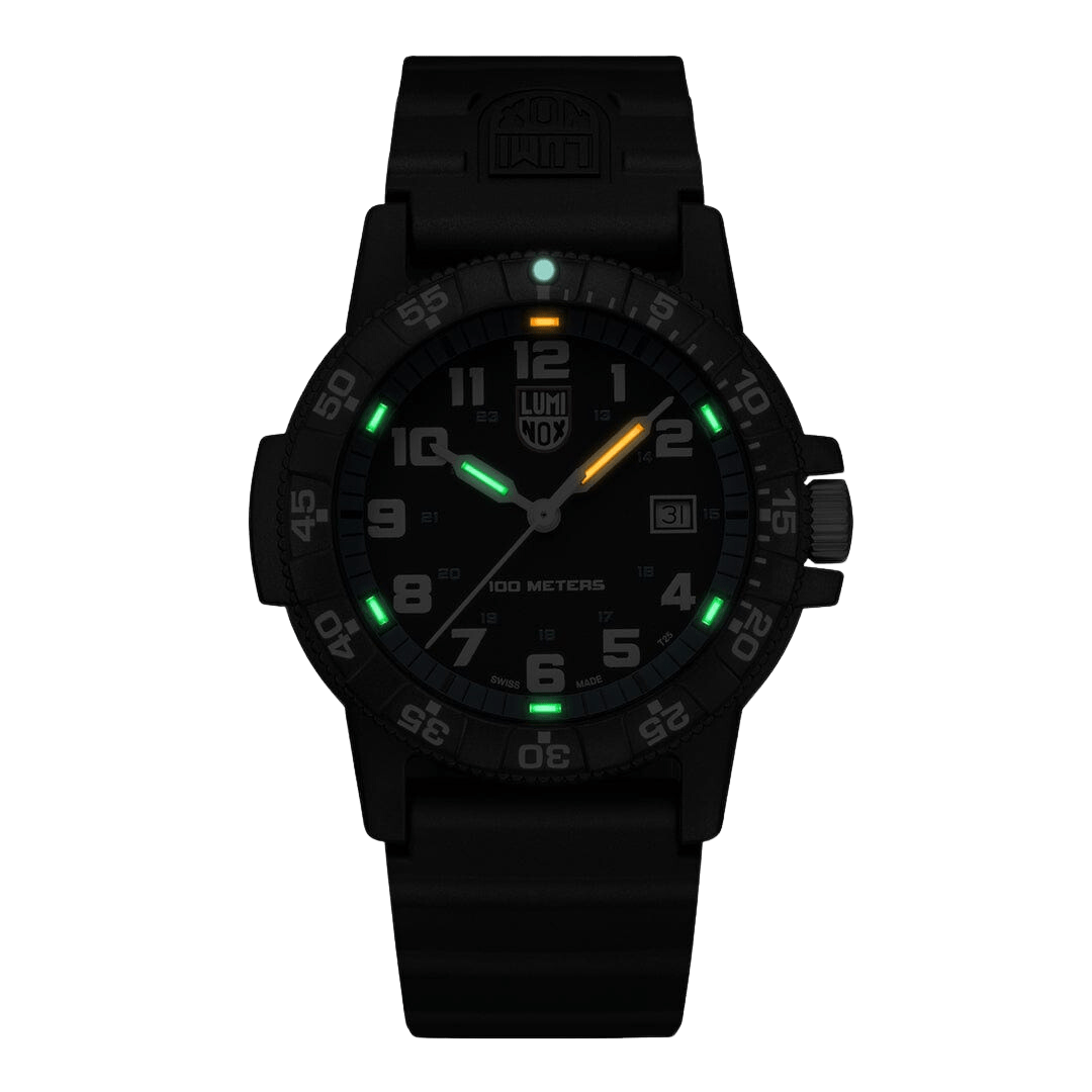 Luminox Leatherback SEA Turtle Giant Mens Watch with Black Dial and Black Strap XS.0324