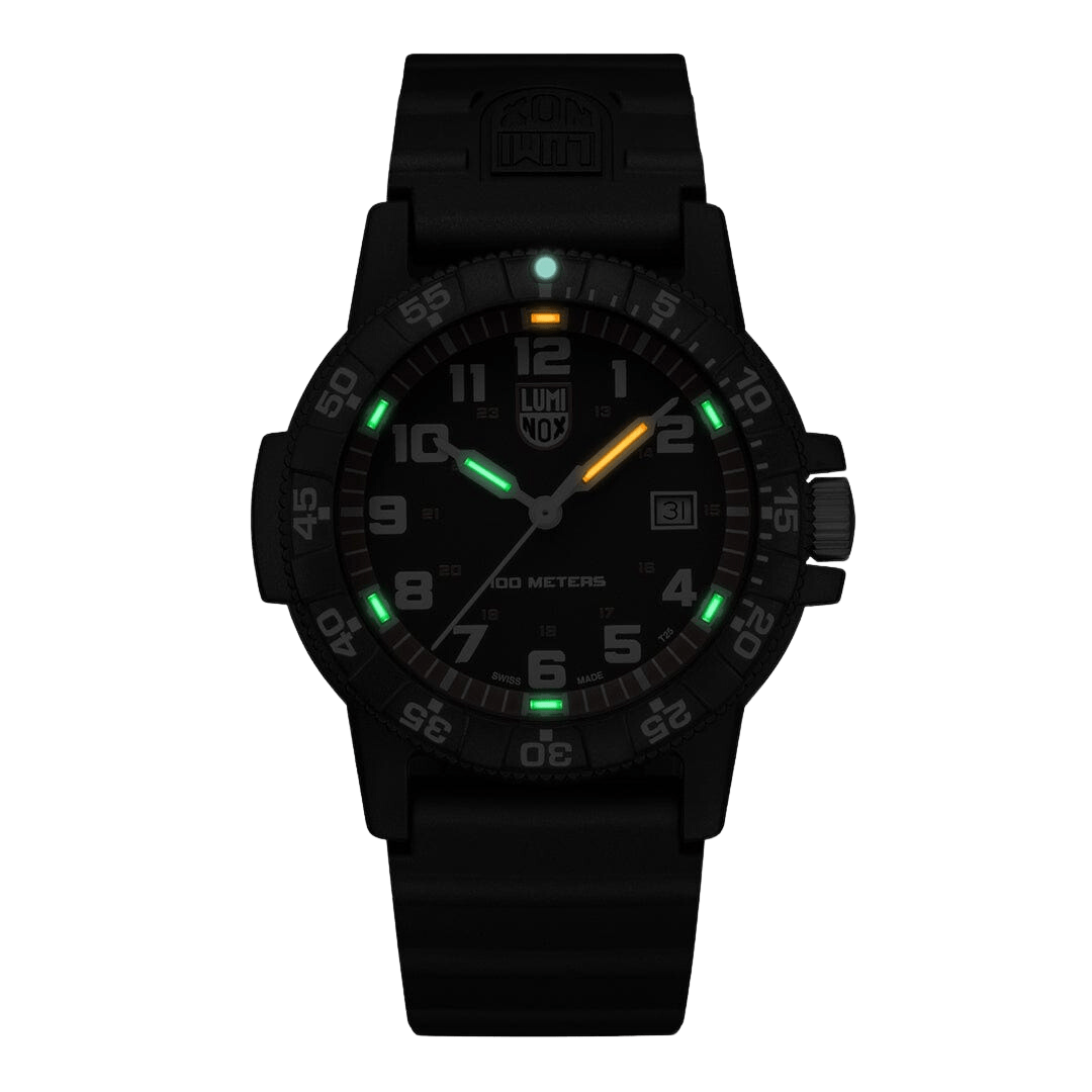 Luminox Leatherback SEA Turtle Giant Mens Watch with Black Dial and Black Strap XS.0335