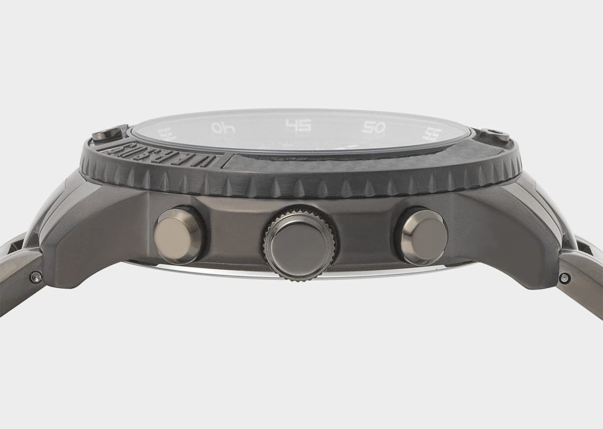 Versus by Versace Men's Watch with Black Dial and Grey Bracelet VSP380517