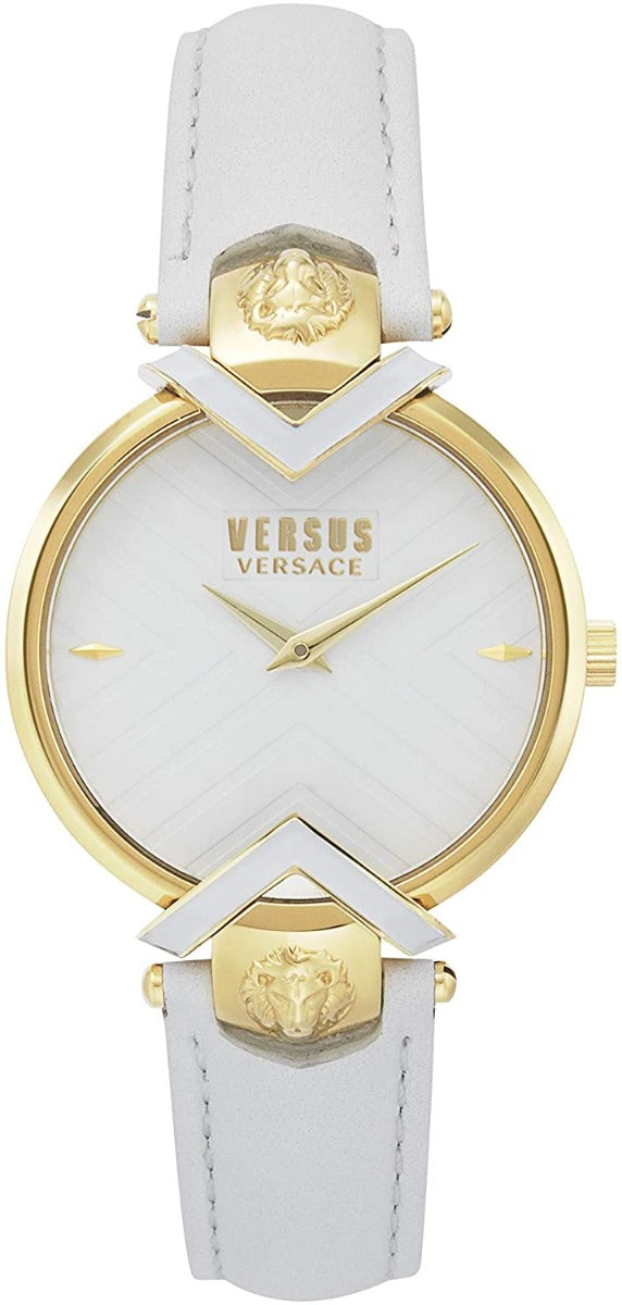 Versace Versus Mabillon Ladies Watch with White Leather Strap VSPLH0219