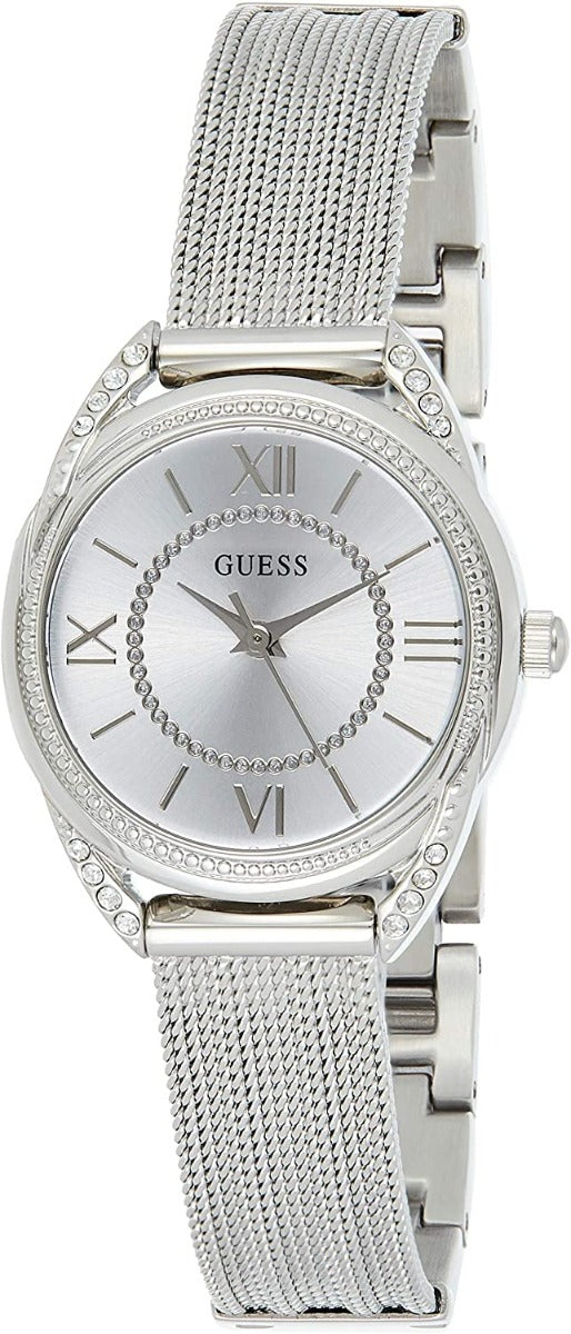 Guess Whisper Ladies Watch with Stainless Steel Mesh Strap W1084L1