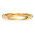 9ct Yellow Gold 2mm Court Wedding Band