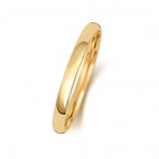 9ct Yellow Gold 2mm Court Wedding Band