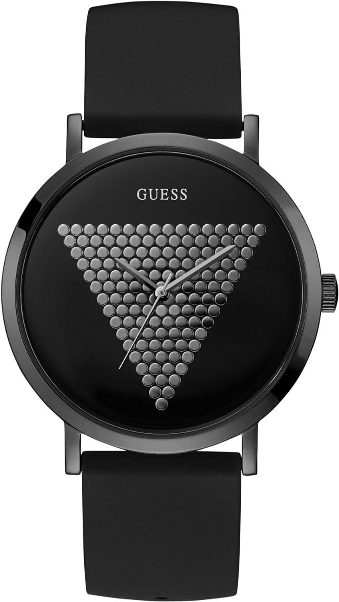 Guess Mens Watch with Black Silicone Strap W1161G2