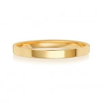 9ct Yellow Gold 2mm Flat Court Wedding Band