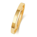 9ct Yellow Gold 2mm Flat Court Wedding Band
