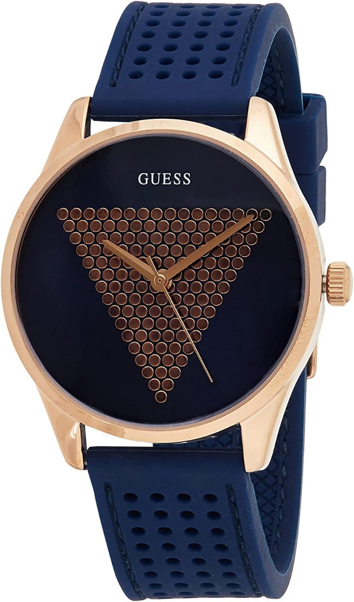 Guess Mini Imprint Ladies Watch with Blue Silicone Strap W1227L3