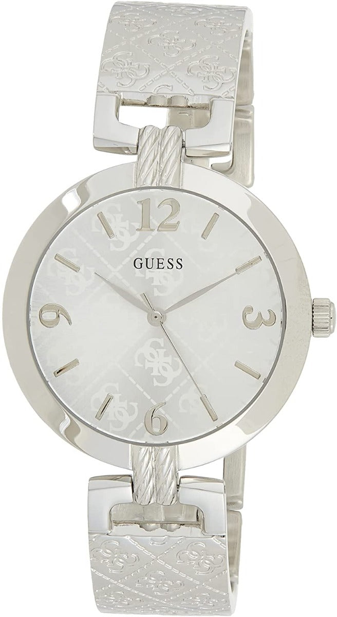 Guess G Luxe Ladies Watch with Silver Stainless Steel Bracelet W1228L1