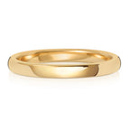 9ct Yellow Gold 2mm Soft Court Wedding Band