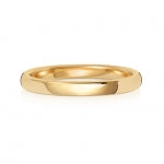 9ct Yellow Gold 2mm Soft Court Wedding Band