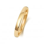9ct Yellow Gold 2mm Soft Court Wedding Band
