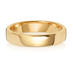 9ct Yellow Gold 4mm Soft Court Wedding Band