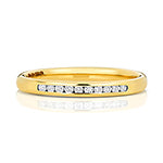 9ct Yellow Gold Diamond Eternity Ring