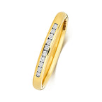 9ct Yellow Gold Diamond Eternity Ring