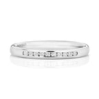 9ct White Gold Diamond Eternity Ring
