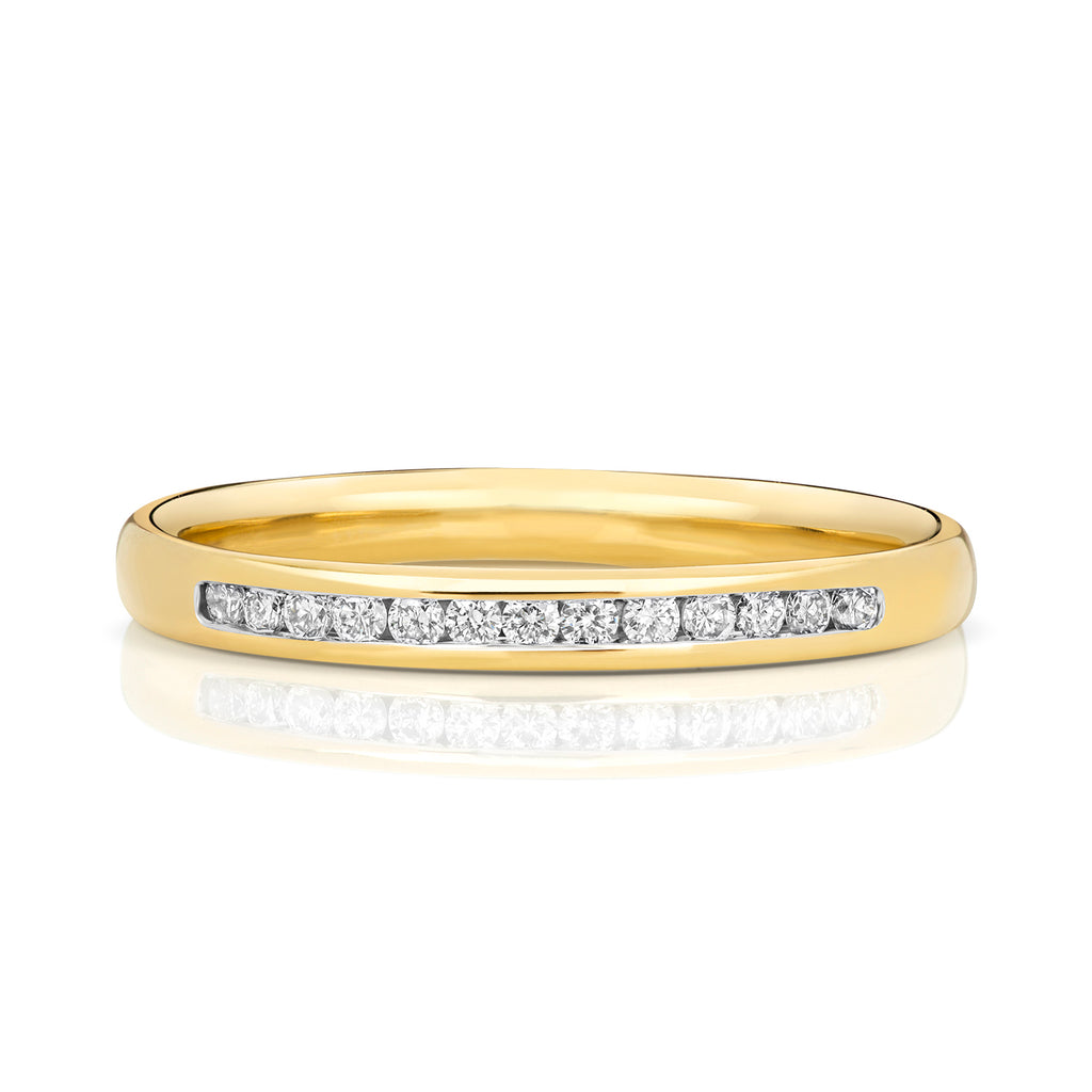 9ct Yellow Gold Diamond Eternity Ring