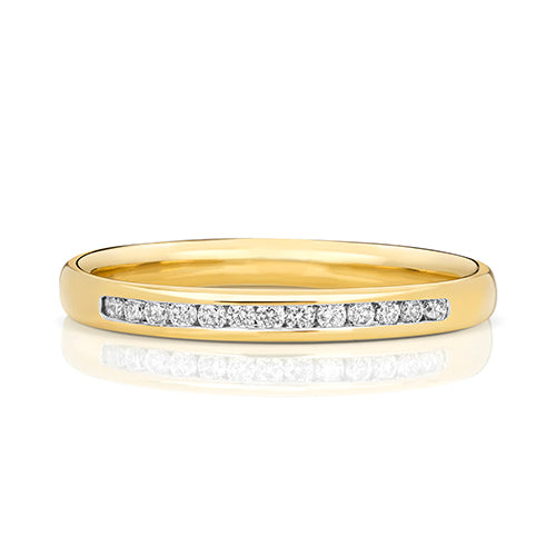 9ct Yellow Gold Diamond Eternity Ring