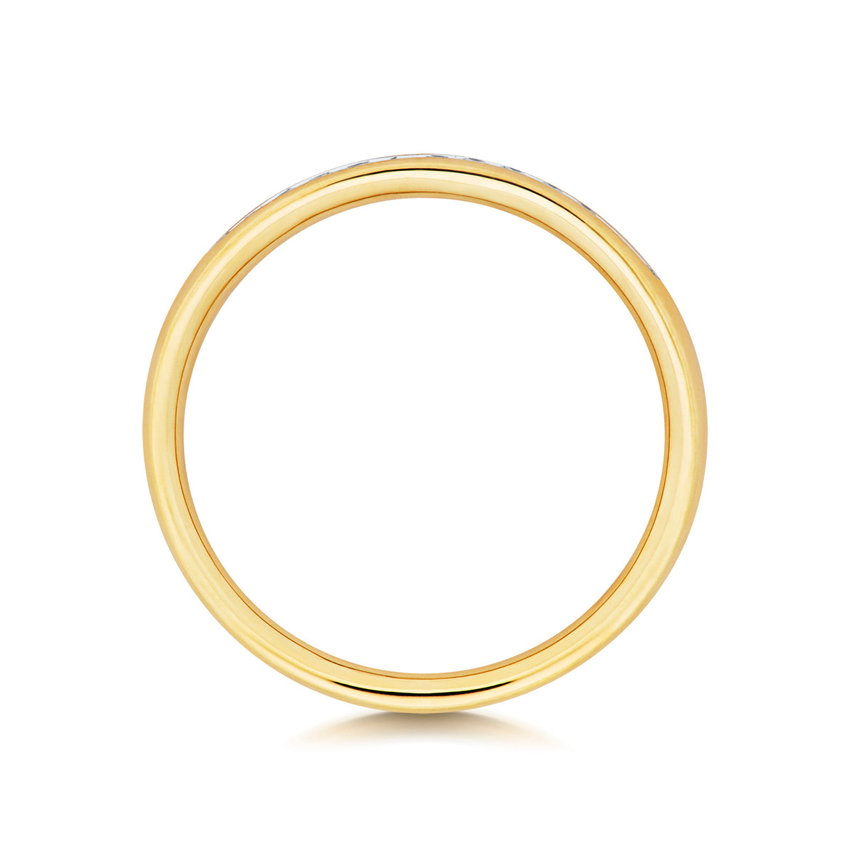 9ct Yellow Gold Diamond Eternity Ring