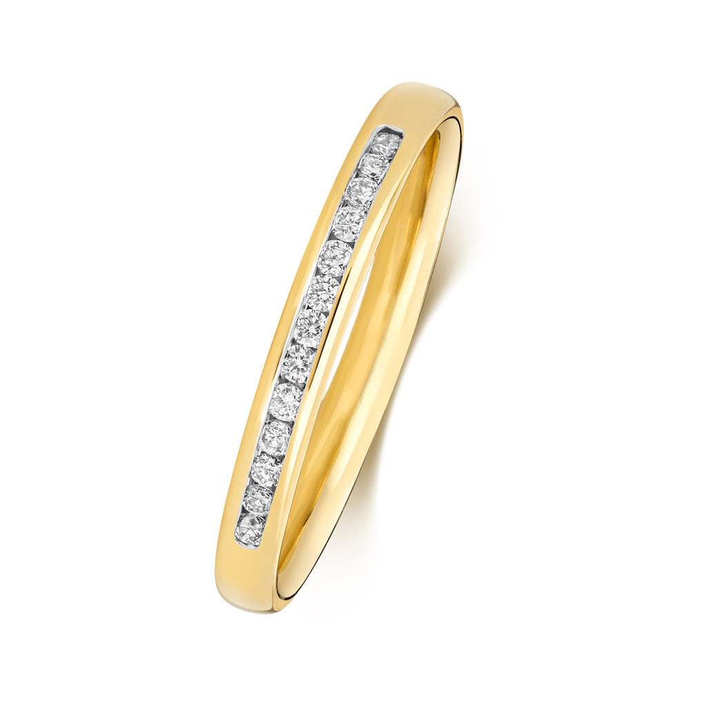9ct Yellow Gold Diamond Eternity Ring