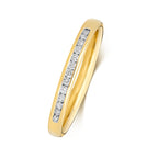 9ct Yellow Gold Diamond Eternity Ring