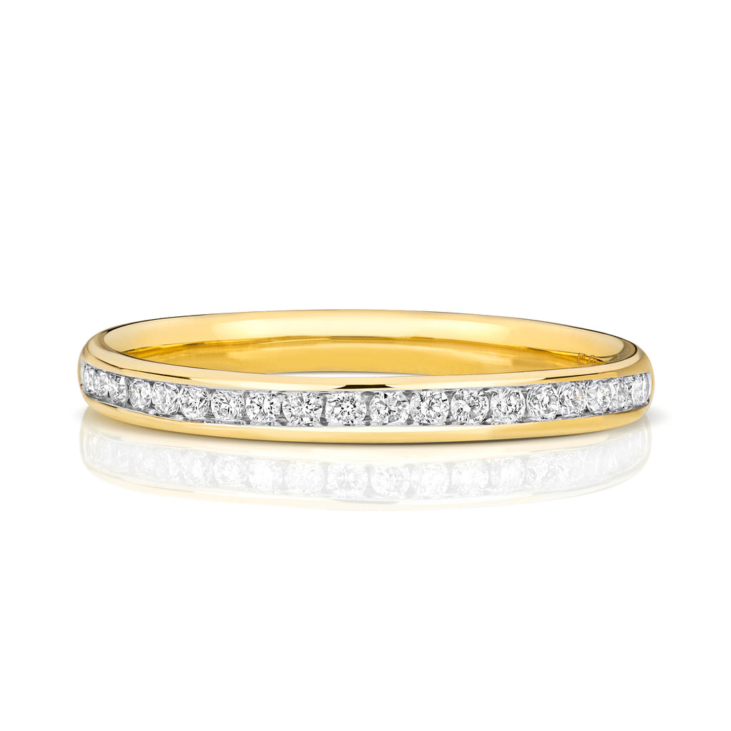 9ct Yellow Gold Diamond Eternity Ring