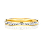 9ct Yellow Gold Diamond Eternity Ring