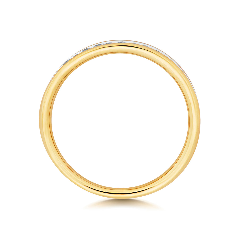 9ct Yellow Gold Diamond Eternity Ring