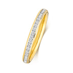 9ct Yellow Gold Diamond Eternity Ring