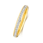 9ct Yellow Gold Diamond Eternity Ring