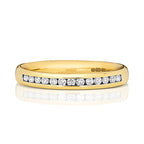 9ct Yellow Gold Diamond Eternity Ring