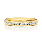 9ct Yellow Gold Diamond Eternity Ring