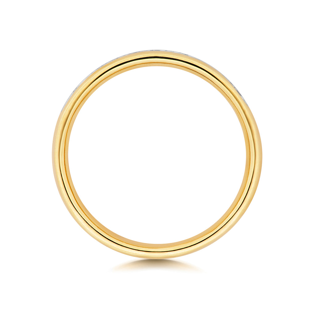 9ct Yellow Gold Diamond Eternity Ring