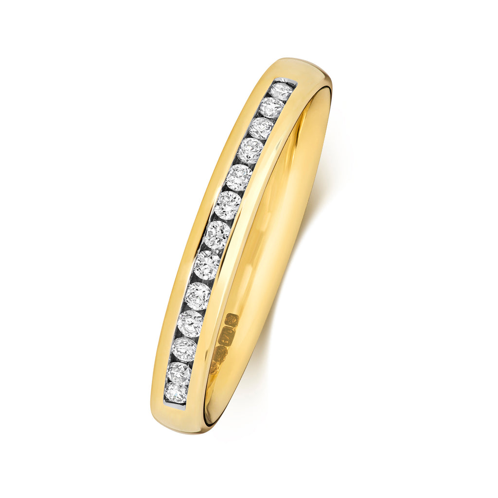 9ct Yellow Gold Diamond Eternity Ring