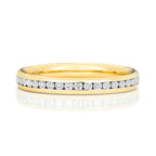 9ct Yellow Gold Diamond Eternity Ring