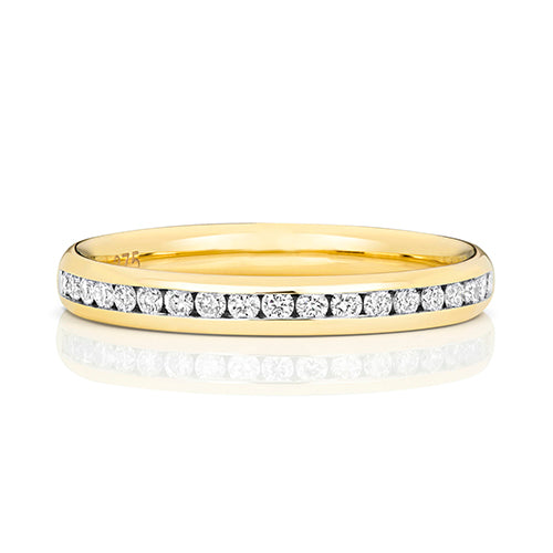 9ct Yellow Gold Diamond Eternity Ring