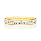 9ct Yellow Gold Diamond Eternity Ring