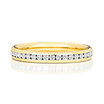 9ct Yellow Gold Diamond Eternity Ring