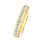 9ct Yellow Gold Diamond Eternity Ring