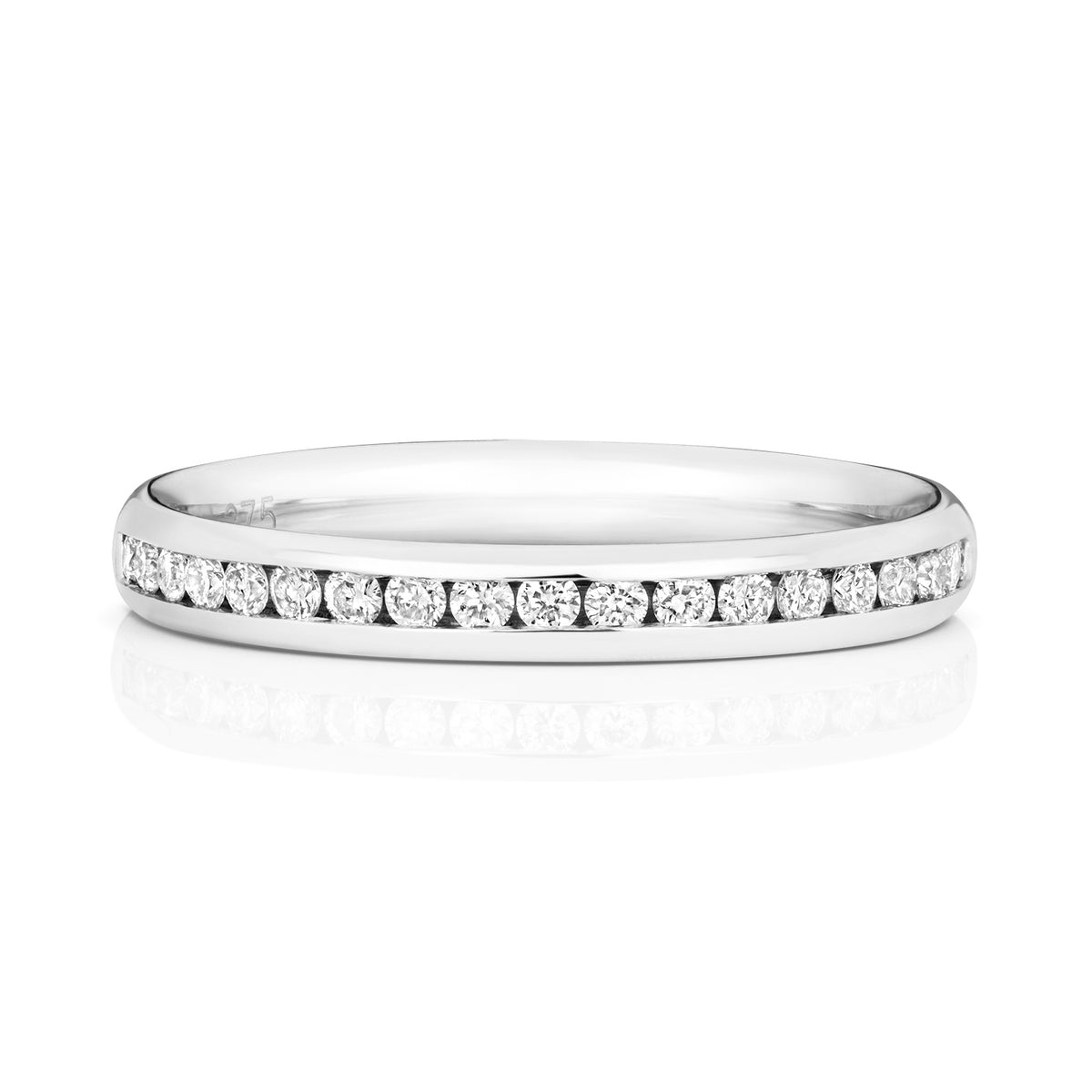 9ct White Gold Diamond Eternity Ring