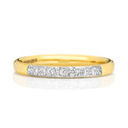 9ct Yellow Gold Diamond Eternity Ring
