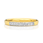 9ct Yellow Gold Diamond Eternity Ring