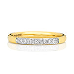 9ct Yellow Gold Diamond Eternity Ring