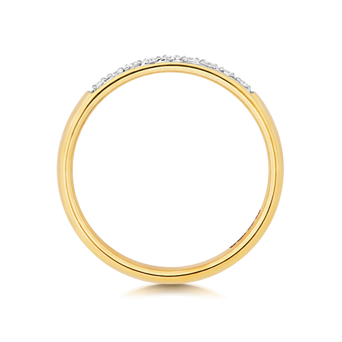 9ct Yellow Gold Diamond Eternity Ring