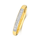 9ct Yellow Gold Diamond Eternity Ring